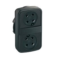SCHNEIDER ELECTRIC Головка кнопки двойная без вставок (ZB5AA79)