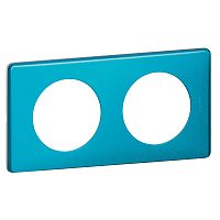 LEGRAND Рамка, двухпостовая, лазурный пунктум (068772 )