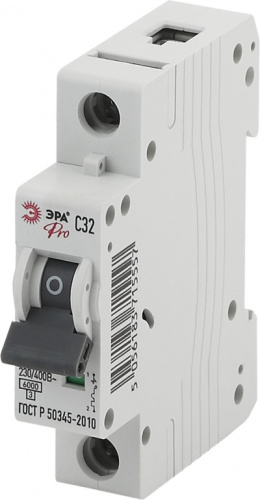 ЭРА  Pro Автоматический выключатель NO-901-49 ВА47-63 1P 32А кривая C  (12/180/3240) (Б0031819)