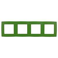 ЭРА Рамка на 4 поста, , зелёный, 12-5004-27 (Б0019430)
