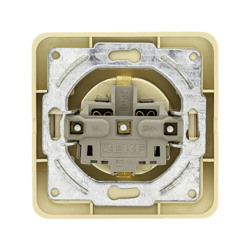EKF Лондон Розетка с заземлением и крышкой 16А бежевая (EER16-029-20) фото 4 EKF Лондон Розетка с заземлением и крышкой 16А бежевая (EER16-029-20) фото 4