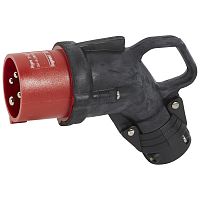 LEGRAND Вилка угловая IP44 3К+З 400v 16A Hypra (052153 )