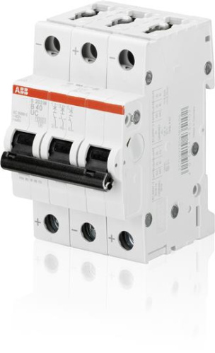 ABB Выключатель автоматический трехполюсный 203M C2UC  (S203M-C2UC)  (2CDS273061R0024)