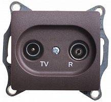 SCHNEIDER ELECTRIC Розетка GLOSSA TV-R оконечная 1DB механизм (GSL000894)