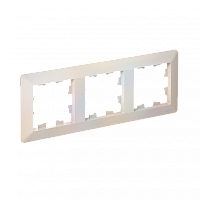 ATLASDESIGN AIR 3-постовая РАМКА, ЖЕМЧУГ (ATN220403)