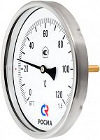 РОСМА Термометр биметаллический осевой БТ-71.211 0...120С М20х1.5 (11307)