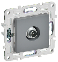 IEK SKANDY Розетка TV оконечная SK-A12Gr серый  (SK-A10-O-K03)