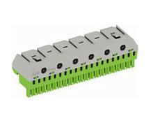 ABB Клеммник самозажимной PE 20x4+6x25мм ZK206G (1SPE007715F9717)