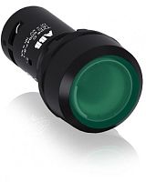 ABB Кнопка СР1-13G-10 зеленая с подсветкой без фиксации 1НО (1SFA619100R1312)