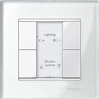SCHNEIDER ELECTRIC SM Выключатель двухкнопочный PLUS белый (MTN617219)