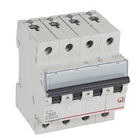 LEGRAND Выключатель автоматический четырехполюсный 40А B TX3 6kA (404018 )