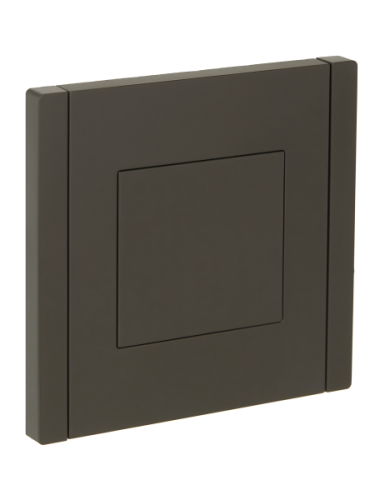 IEK FORTE&PIANO Заглушка с суппортом FP341 серый  (FP-PL10-K03)