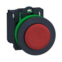 SCHNEIDER ELECTRIC Кнопка 22мм, красная, с возвратом, заподлицо, 1НЗ, пластик (XB5FL42)