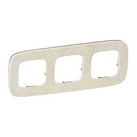 LEGRAND Valena ALLURE Рамка 3 поста Дворцовый мрамор универсальная (755523 )