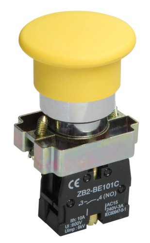 IEK Кнопка управления LAY5-BC51 Гриб без подсветки (BBG70-BC-K05)