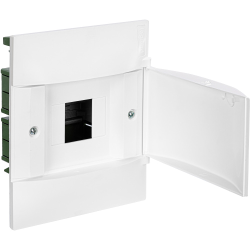 LEGRAND Practibox S Пластиковый щиток встраиваемый (в полые стены) 1X4 Белая дверь (134564) фото 2