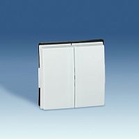 SIMON Клавиша двойная, Scudo, серый (2705026-063)