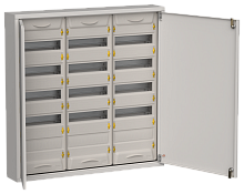IEK TITAN 5 Корпус металлический ЩРн-180 (3х60) 835х830х140мм IP31 серый (две двери)  (TI5-50-N-3X060-31-7035)