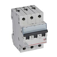 LEGRAND Выключатель автоматический трехполюсный 32А B TX3 6kA (404003 )