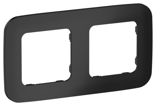 FLITE ARTISTIC Рамка 2-местная  черный (FI-M22-31-20-K02)