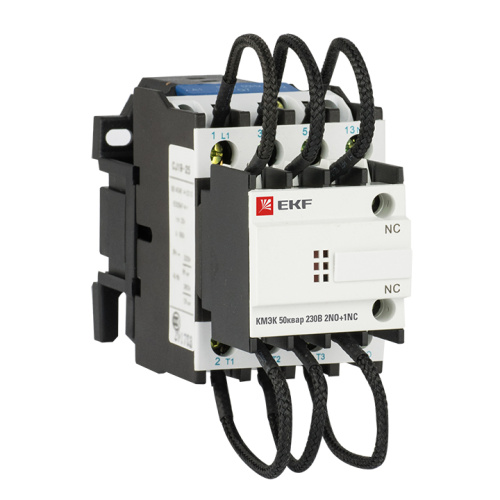 EKF Контактор для конденсатора КМЭК 50квар 230В 2NО+1NC PROxima (ctrk-s-110-50-230)