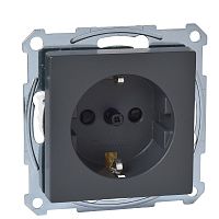 SCHNEIDER ELECTRIC Механизм розетки сошторками с заземляющим контактом (MTN2400-0414)