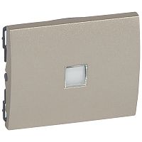 LEGRAND Galea Life Лицевая панель выключателя с индикацией титан (771411 )
