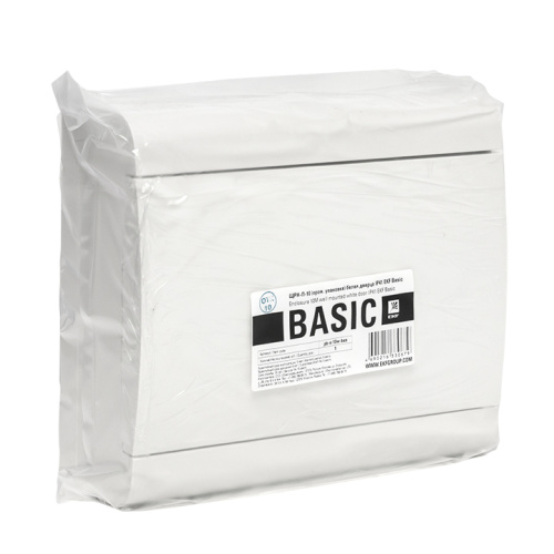 EKF Щит распределительный ЩРН-П-10 (пром. упаковка) белая дверца IP41 Basic (pb-n-10w-bas) фото 2