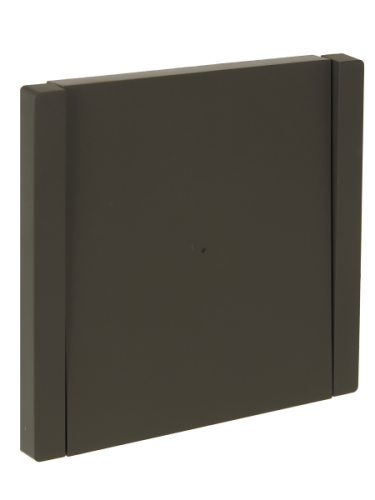 IEK FORTE&PIANO Выключатель 1-клавишный с индикацией 10А FP302 серый  (FP-V10-1-10-1-K03)