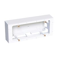 SCHNEIDER ELECTRIC Коробка для наружного монтажа 3x45 глубина 40мм (ALB44446)