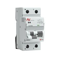 EKF Автомат дифференциальный DVA-6 1P+N 10А  (B) 100мА  (AC) 6кА AVERES (rcbo6-1pn-10B-100-ac-av)