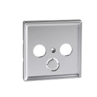 SCHNEIDER ELECTRIC Antik Накладка розетки TV/SAT алюминий (MTN294160)