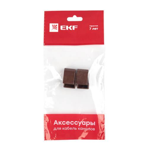 EKF Заглушка  (15х10)  (4 шт) Plast под темное дерево (ecd-15-10x4) фото 2