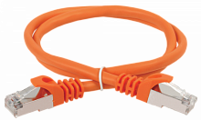 Патч-корд ITK категория 5е FTP 1 метр PVC оранжевый