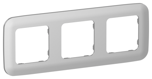 FLITE ARTISTIC Рамка 3-местная  алюминий (FI-M32-31-20-K47)