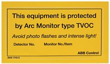 ABB Шильдик информационный 10 шт. для TVOC-2 (1SFA663005R1001)