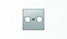 ABB Накладка для TV-R розетки SKY нержавеющая сталь  (8550 AI)  (2CLA855000A1401)