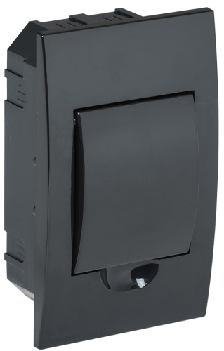 IEK Корпус модульный пластиковый встраиваемый ЩРВ-П-4 черный черная дверь IP41 IEK  (MKP13-V-04-41-K02)