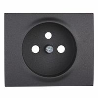 LEGRAND Galea Life Лицевая панель для розетки 2К+З темная бронза французский стандарт (771227 )