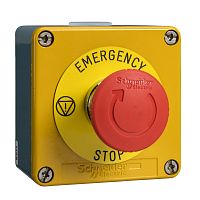 SCHNEIDER ELECTRIC Пост кнопочный с кнопкой аварийного останова (XAPK178F93H29)