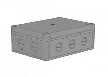 HEGEL Коробка КР2802-110 ПС полистирол, светло-серый цвет корпуса и крышки,низкая крышка,пустая (КР2802-110)