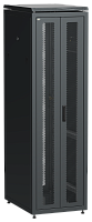 IEK Шкаф напольный сетевой 19' LINEA N 42U 600х800мм передняя распашная перфорированная дверь задняя перфорированная черный (LN05-42U68-2PP)
