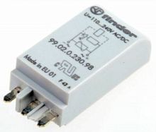 FINDER Модули индикации и защиты Зеленый Светодиод + варистор 110-240VAC/DC (99.02.0.230.98)
