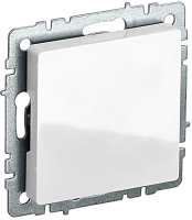 IEK BRITE Заглушка с суппортом МЗ10-БрБ белый (BR-PL10-K01)