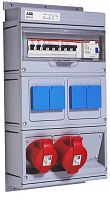ABB Бокс MPR32 с розетками в сборе IP44  (УЗО)  (MPR32)  (2CMA168991R1000)