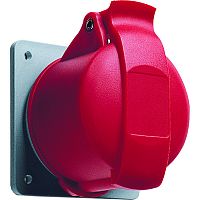 ABB Розетка кабельная 16А 3Р+E IР44 скрытая 415В прямой фланец CEWE  (316 RU6)  (2CMA193178R1000)