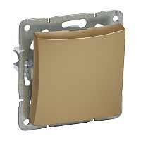 SCHNEIDER ELECTRIC ДУЭТ Выключатель одноклавишный в рамку шампань (WDE000411)