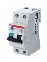 ABB Выключатель автоматический дифференциальный  (АВДТ) DSH201R AC30 1п+N C6А 30мА тип АС  (DSH201R C6 AC30)  (2CSR245072R1064)
