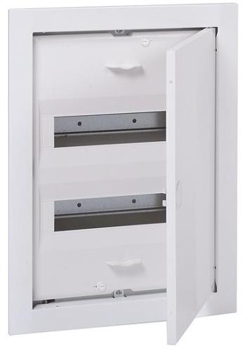 ABB Щит распределительный встраиваемый ЩРв-П-24 IP30 пластиковый белый стальная дверь  (UK524N3)  (2CPX031282R9999) фото 3