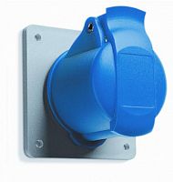 ABB Розетка кабельная 16А 2Р+E IР44 скрытая 250В прямой фланец CEWE  (216 RU6)  (2CMA193170R1000)